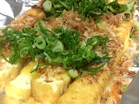【糖質オフ】トースターで!厚揚げのチーズ醤油焼き☆